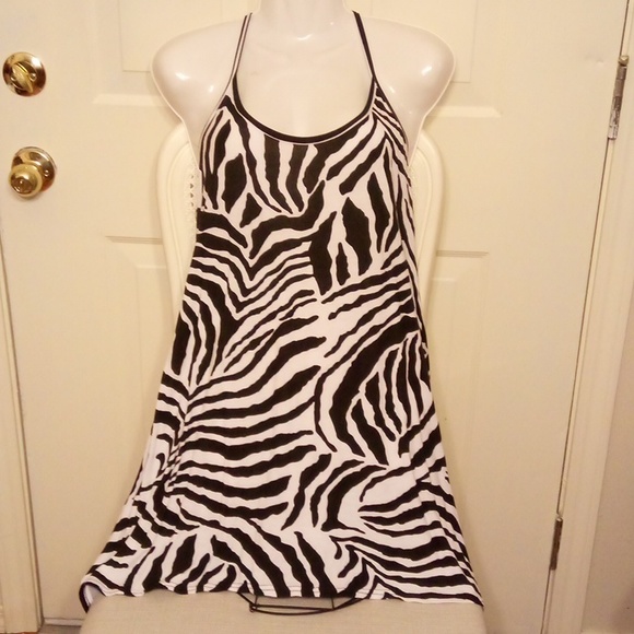 Style Plus Tops - Zebra Design Tank Top-Dress